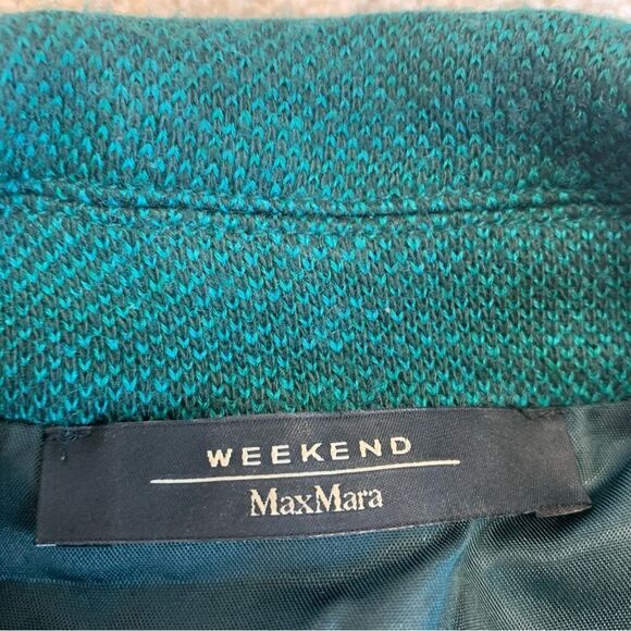 WEEKEND Max Mara green knit blazer Sz XS - Picture 9 of 13